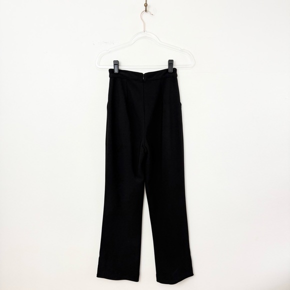 NBD Black High Rise Straight Leg Pants Size XS - Picture 4 of 6